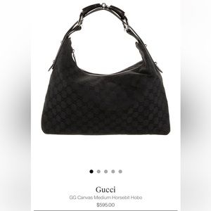 Authentic Vintage Gucci Horsebit Handbag